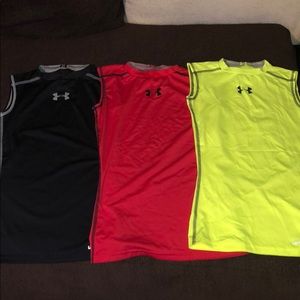YS/YXS sleeveless under armour boy tops (3)
